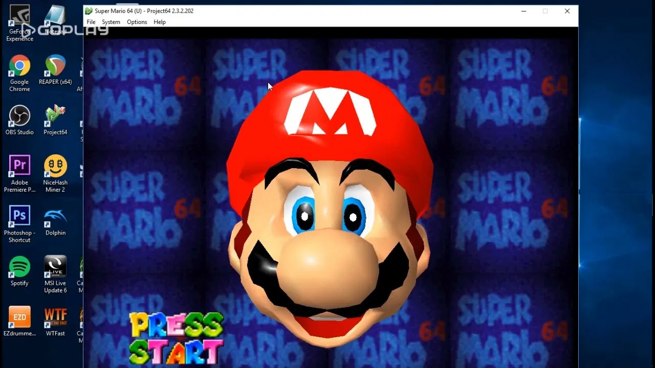 Project64 Screenshot 1